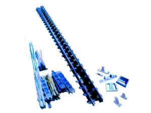 各種型號的高錳鋼岔芯、尖軌、整組道岔